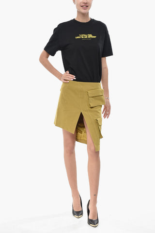 SEASONAL Gonna Cargo Midi in Misto Cotone