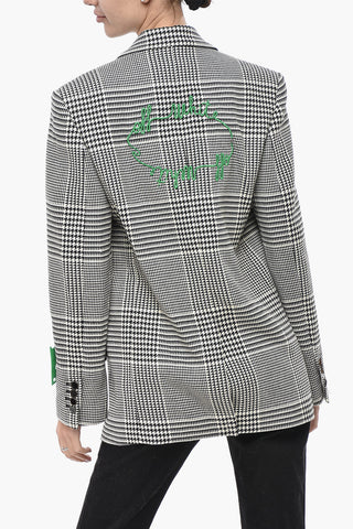 FORMAL Blazer TOMBOY with Houndstooth Pattern