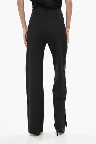 ATHLEISURE Track Pants with Logo Side Stripes