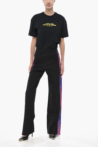 ATHLEISURE Track Pants with Logo Side Stripes