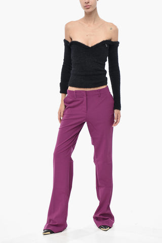 SEASONAL Straight-Fit Trousers with Belt Loops