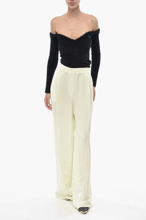 Pantaloni Wide Leg CADY con Elastico in Vita