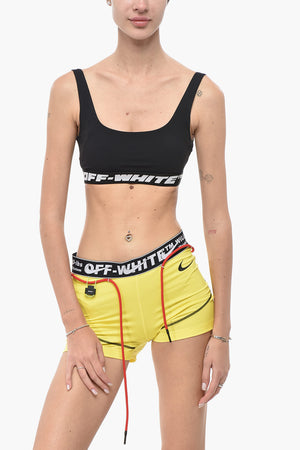 ATHLEISURE Sportliches Top mit gebrandetem Elastikbund