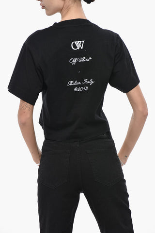 Crop T-Shirt OW23 with Embroidery