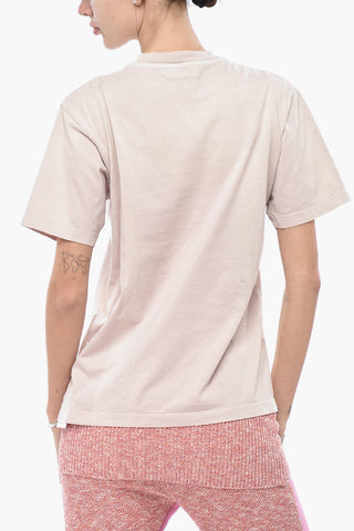 Crewneck T-Shirt LAUNDRY with Raised Print