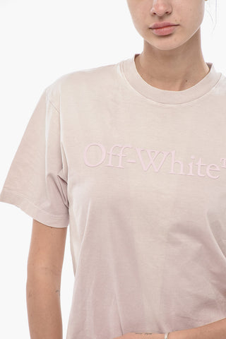 Crewneck T-Shirt LAUNDRY with Raised Print