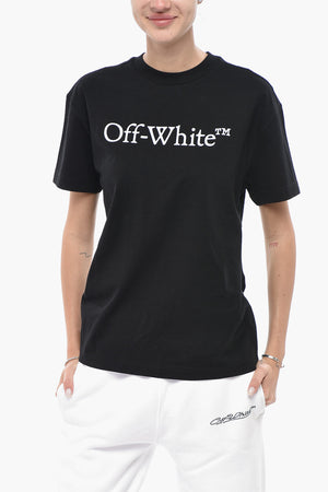 Cotton Crewneck T-Shirt BIG BOOKISH