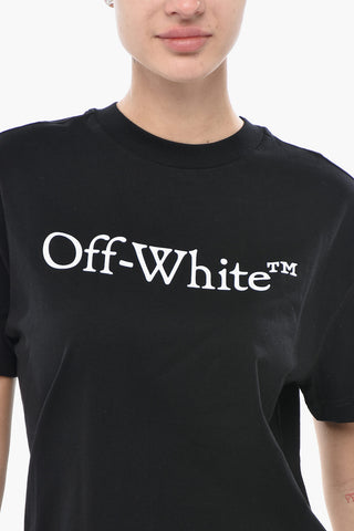 Cotton Crewneck T-Shirt BIG BOOKISH