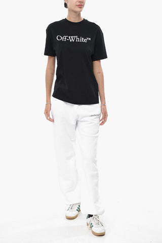 Cotton Crewneck T-Shirt BIG BOOKISH