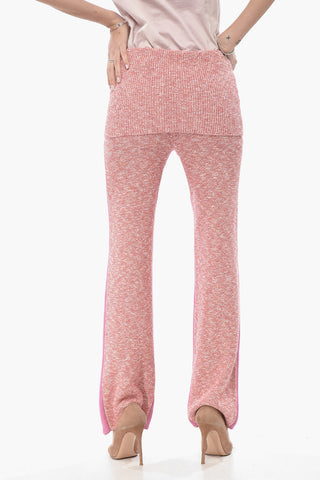 Strickhose mit Maxi-Bundumschlag