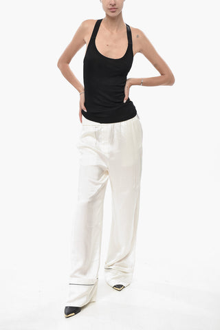 Cotton-Blend Tank Top LIGHT RIB