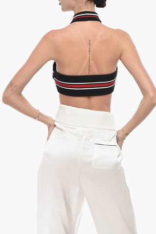 Gestricktes Tube-Top CROSS COLLAR