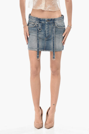 Minigonna Cargo in Denim