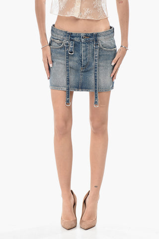Minigonna Cargo in Denim