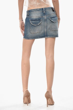 Minigonna Cargo in Denim