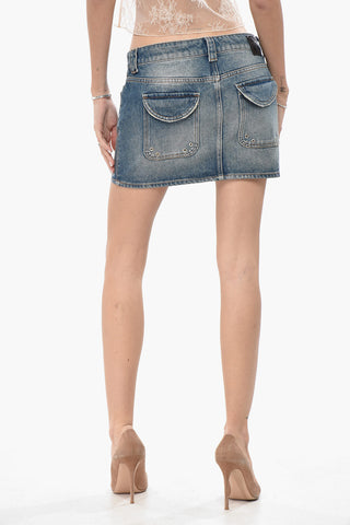 Minigonna Cargo in Denim