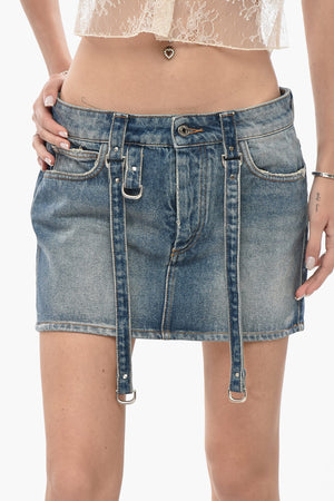 Minigonna Cargo in Denim