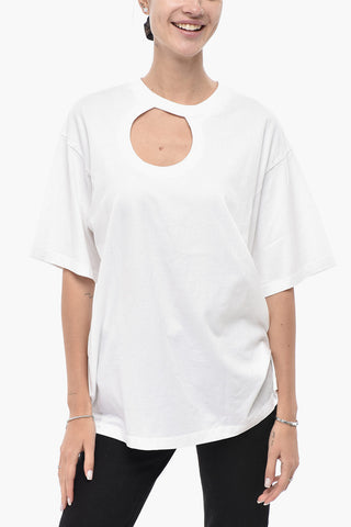 PERMANENT T-Shirt aus Baumwolle METEOR mit Cut-Out