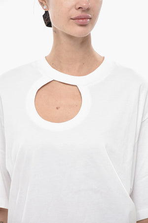 PERMANENT T-Shirt aus Baumwolle METEOR mit Cut-Out