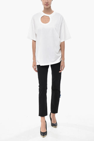 PERMANENT T-Shirt aus Baumwolle METEOR mit Cut-Out