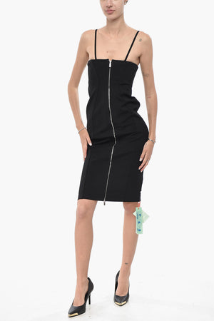 Tubino Midi ABLOHLAND Full-Zip in Tessuto Stretch