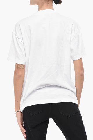 Cotton Crewneck T-Shirt BIG BOOKISH