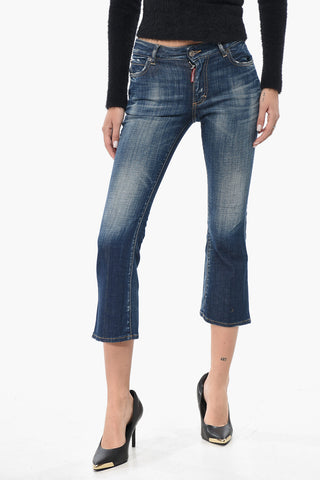 Stretch-Denim Jeans BELL BOTTOM Mit Ausgestelltem Bein 19cm