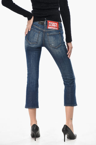 Stretch-Denim Jeans BELL BOTTOM Mit Ausgestelltem Bein 19cm