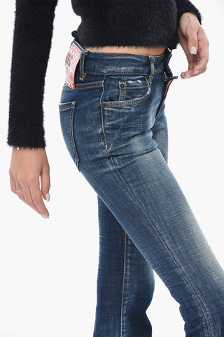 Stretch-Denim Jeans BELL BOTTOM Mit Ausgestelltem Bein 19cm