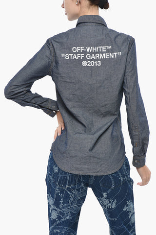 Bluse STAFF aus Baumwolle mit Print