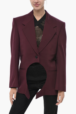 Lined Blazer METEOR with Cut-out