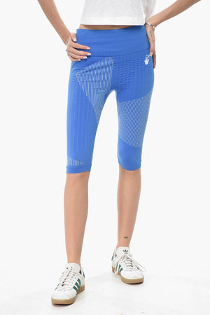 ATHLEISURE Shorts Ciclista in Tessuto Testurizzato