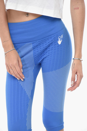 ATHLEISURE Shorts Ciclista in Tessuto Testurizzato