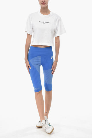 ATHLEISURE Textured Fabric Cycling Shorts