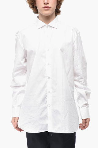 Cotton Poplin Shirt ALBERTI with French Collar