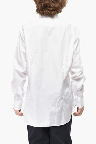 Cotton Poplin Shirt ALBERTI with French Collar