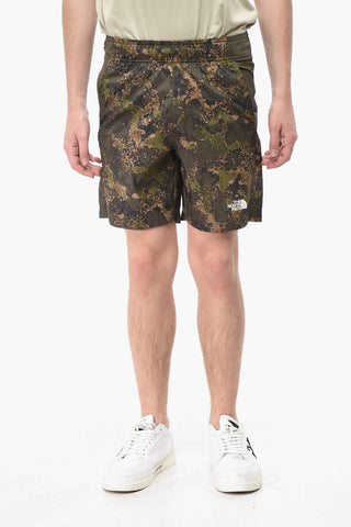 Shorts FOREST OLIVE a Fantasia con Elastico in Vita
