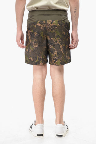Shorts FOREST OLIVE a Fantasia con Elastico in Vita