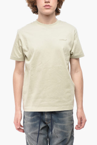 T-Shirt ARROW ISLAND Aus Baumwolle Mit Ton-In-Ton-Aufdruck
