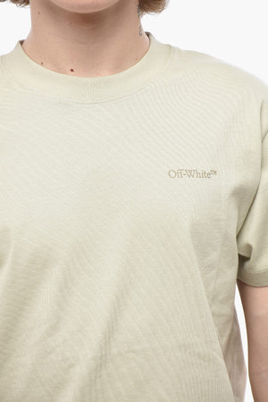 T-Shirt ARROW ISLAND Aus Baumwolle Mit Ton-In-Ton-Aufdruck