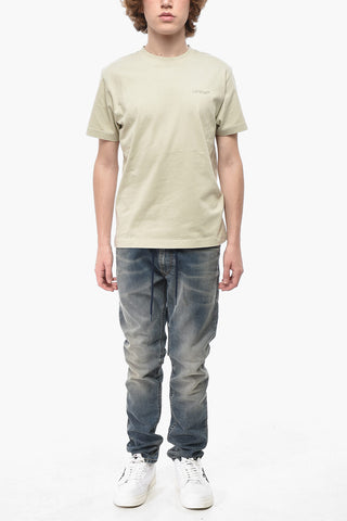T-Shirt ARROW ISLAND Aus Baumwolle Mit Ton-In-Ton-Aufdruck