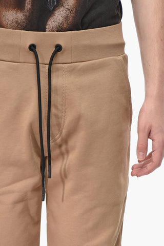 Jogginghose aus gebürsteter Baumwolle mit Bündchen