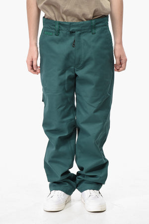 Chino-Hose aus Baumwollmischung mit Cord-Details