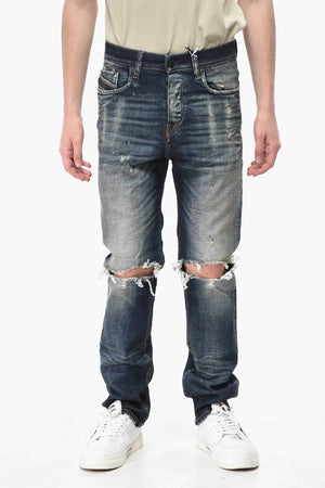 Distressed Jeans D-VIKER-SELVEDGE Straight Leg 17cm L.30