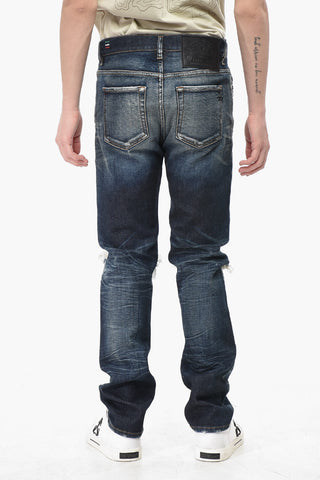 Distressed-Jeans D-VIKER-SELVEDGE mit geradem Bein 17cm L.30