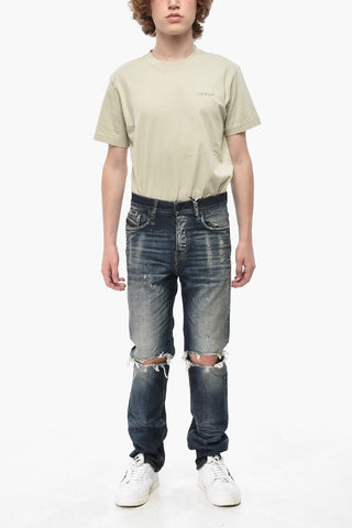 Distressed-Jeans D-VIKER-SELVEDGE mit geradem Bein 17cm L.30