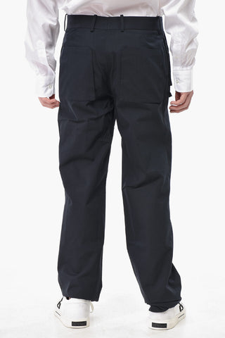Cotton-Blend Multi-Pocket Trousers