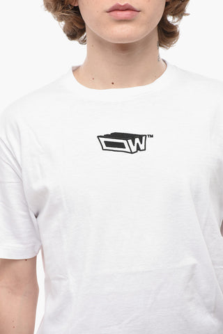 SEASONAL Rundhals-T-Shirt GRAFFITI ZINE mit Stickereien und Druck