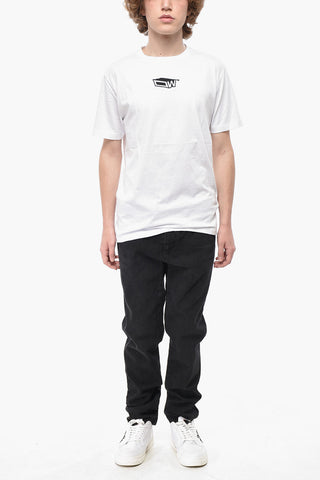 SEASONAL Rundhals-T-Shirt GRAFFITI ZINE mit Stickereien und Druck