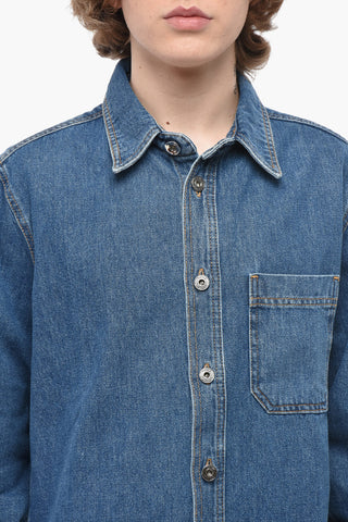 PERMANENT Hemd INDUSTRY aus dunklem Denim